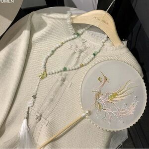 Chinese traditional glass necklace